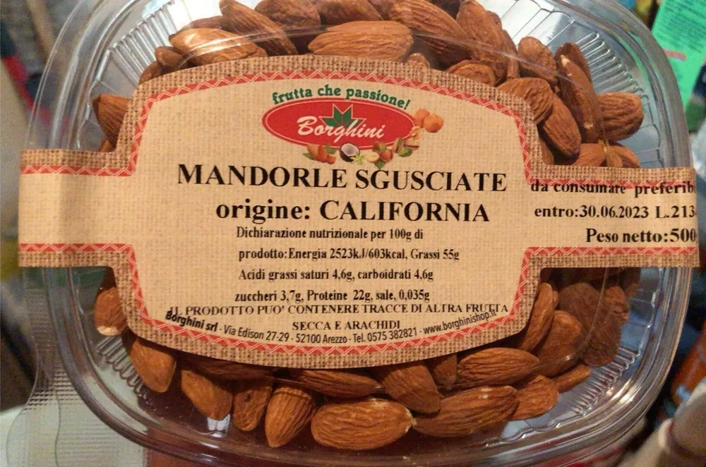 Mandorle sgusciate
