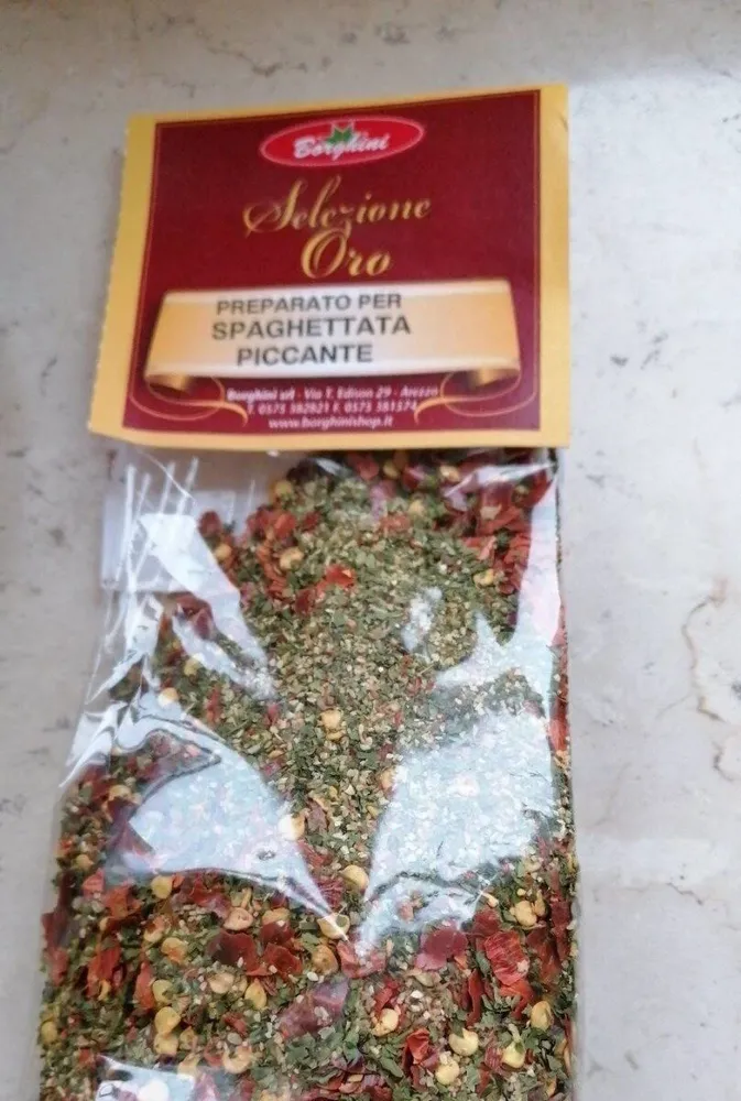 Preparato per spaghettata piccante