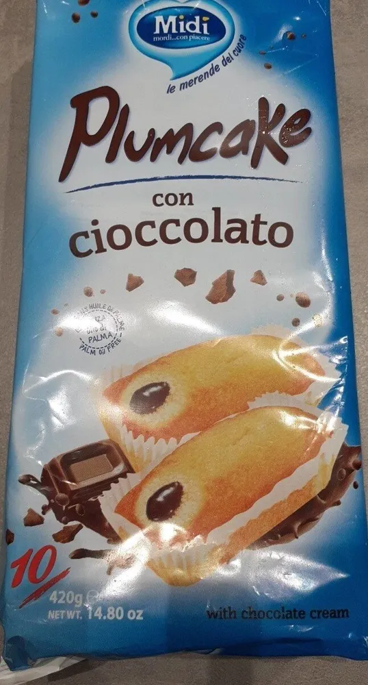 Plumcake con cioccolato