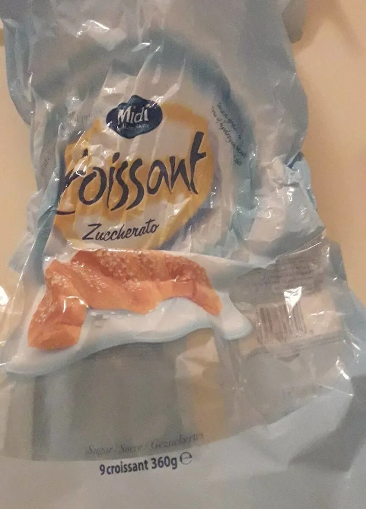 Croissant zuccherato