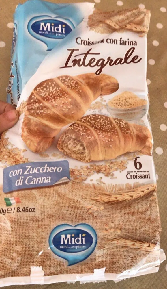 Croissant con farina integrale