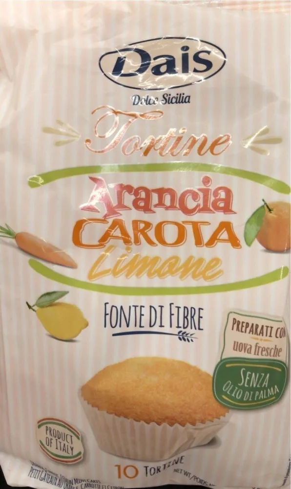 Tortine arance carotta limone