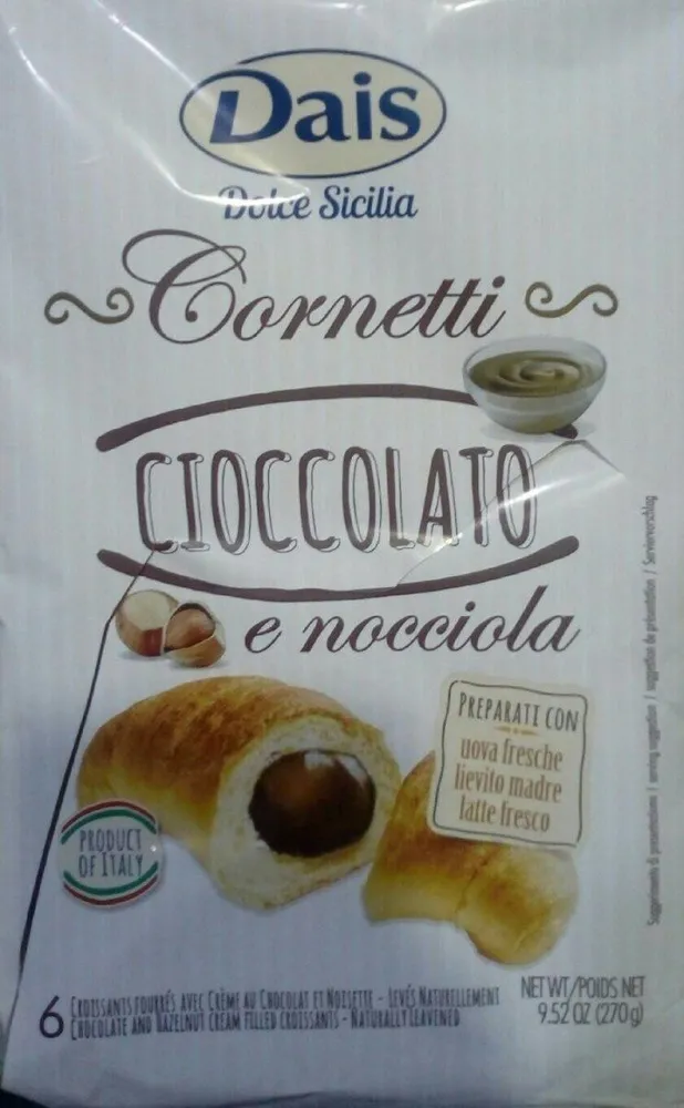 Cornetti Cioccolato e Nocciola