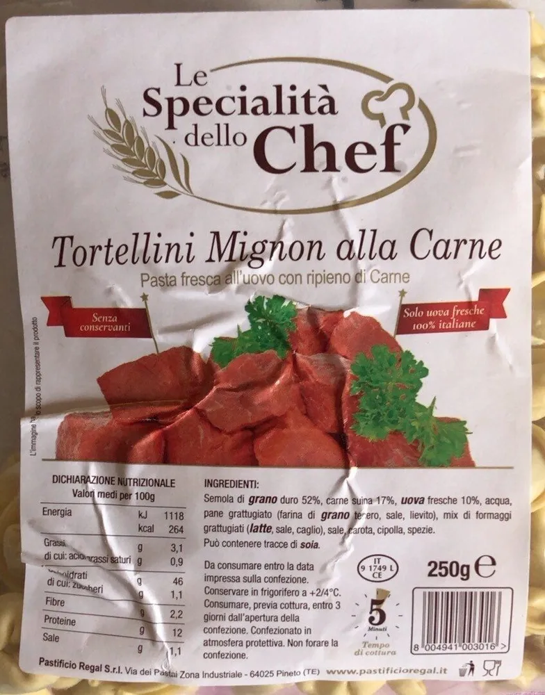 Tortellini mignon alla carne