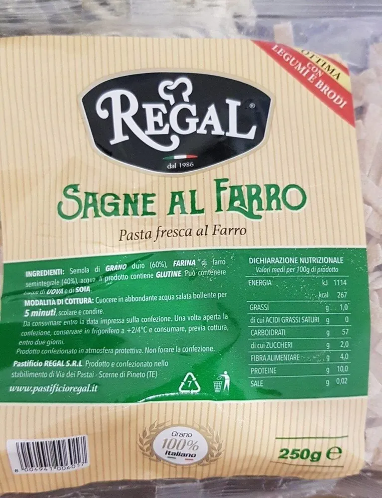Sagne al farro