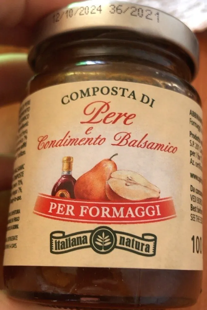 Composta di pere e candimento balsamico