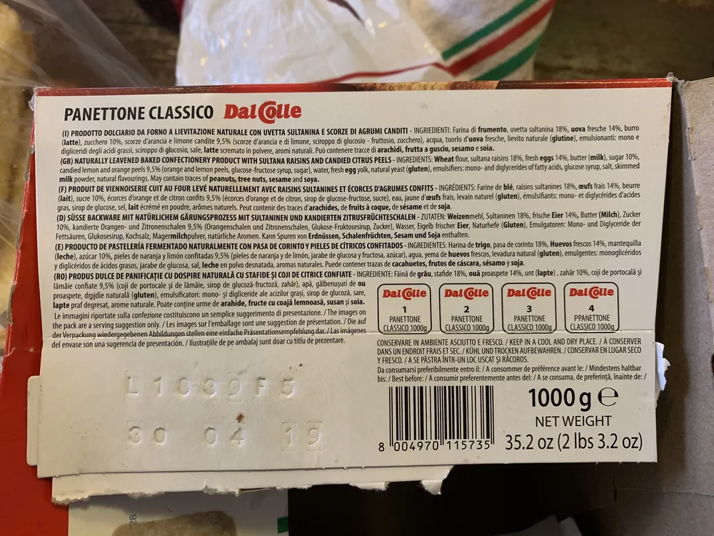Panettone classico