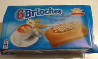 6 Brioches Glassate con Granella di Zucchero