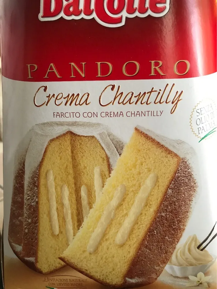 Dalcolle pandoro crema chantilly