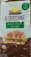 Croissant salati e sfogliati con sesamo