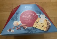 Panettone glassato nocciole e mandorle