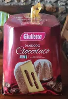 Pandoro con crema al cioccolato