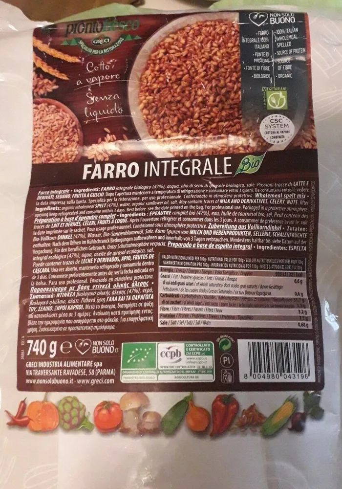 Farro integrale