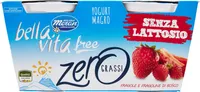 Yogurt magro senza lattosio  fragola
