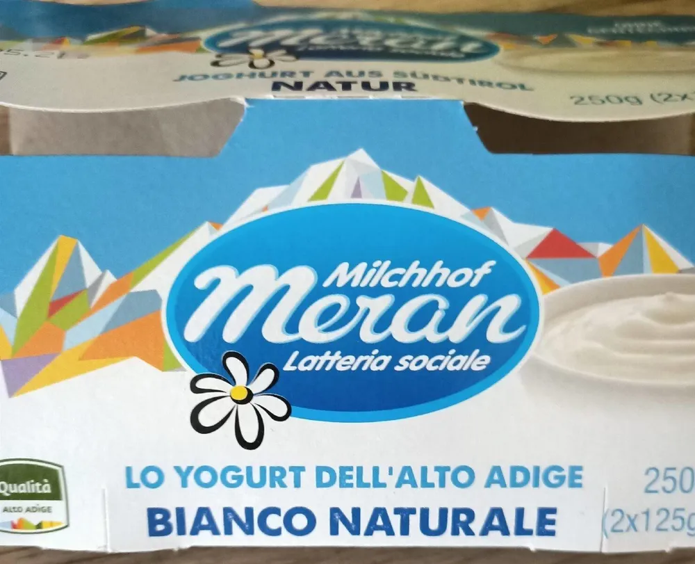 Yogurt bianco naturale