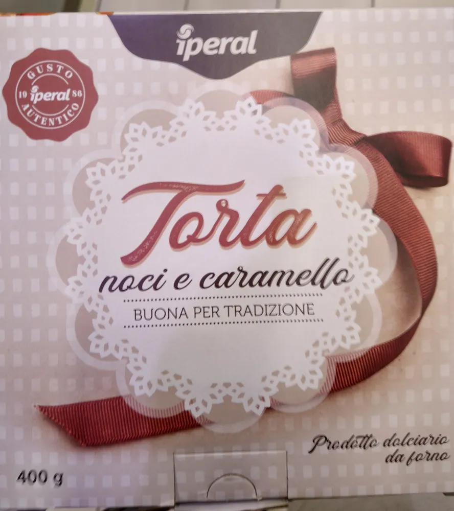 Torta noci e caramello