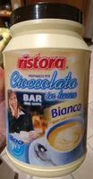 Preparato cioccolata bianca in tazza