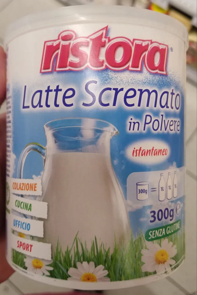 Latte scremato in polvere