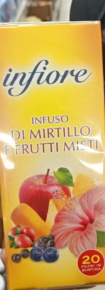 Infuso di mirtillo e frutti misti