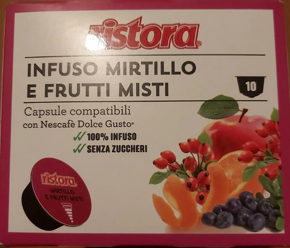 Infuso mirtilli e frutti rossi capsule
