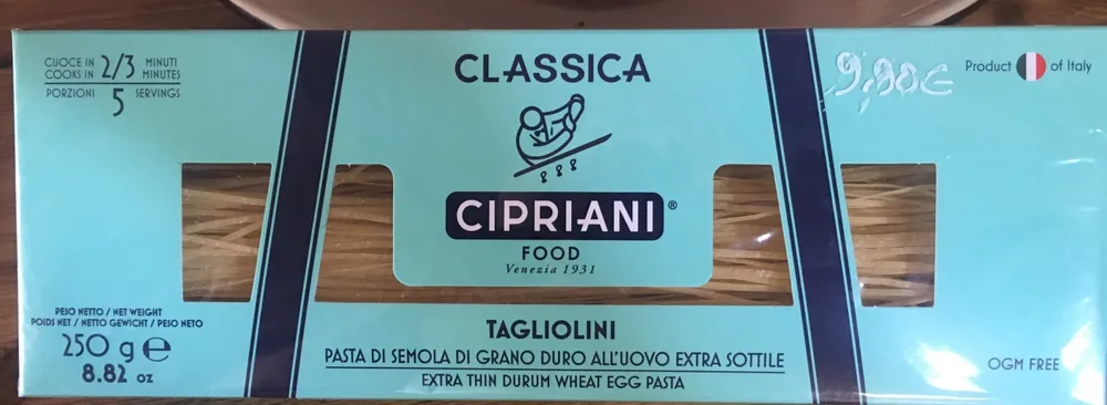 Tagliolini Aux Oeufs