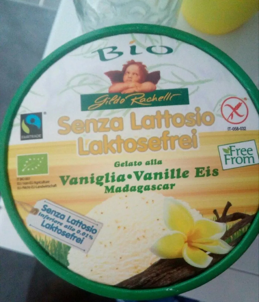 Glace vanille bio sans lactose