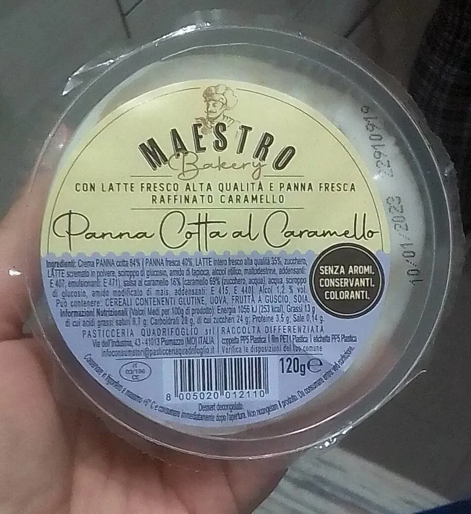 Panna cotta al caramello