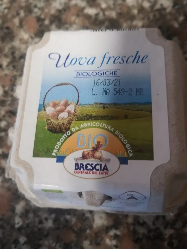 Uova fresche bio centrale del latte brescia