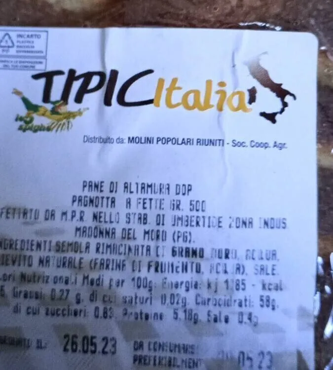 Pane tipicitalia