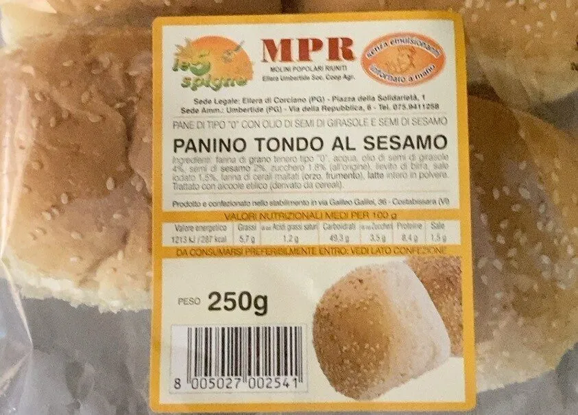 Panino Tondo al Sesamo