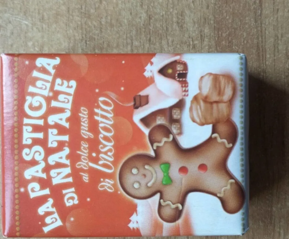 La pastiglia di natale al dolce gusto di biscotto
