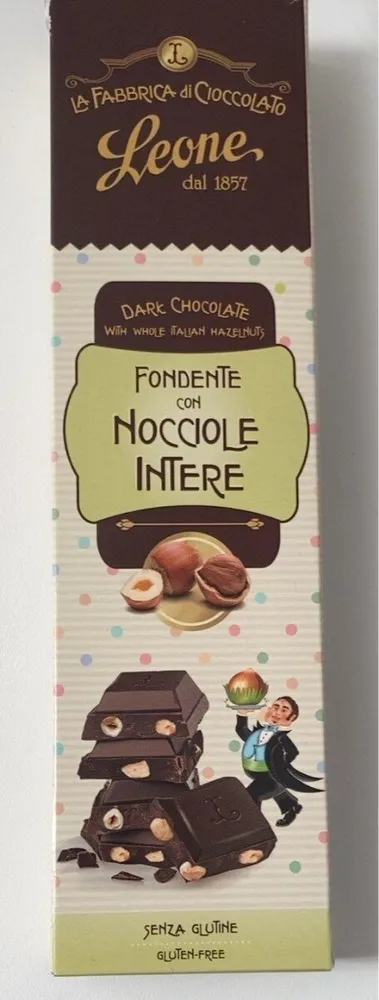 Fondente con nocciole intere