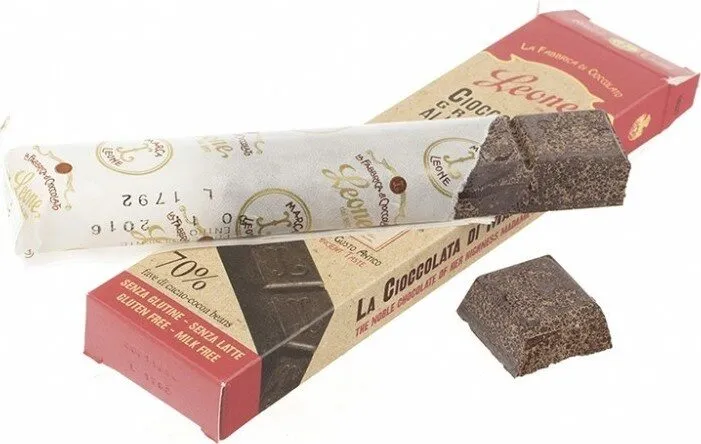 Leone Steingemahlene Zartbitterschokolade 70% Riegel 55 G Merken