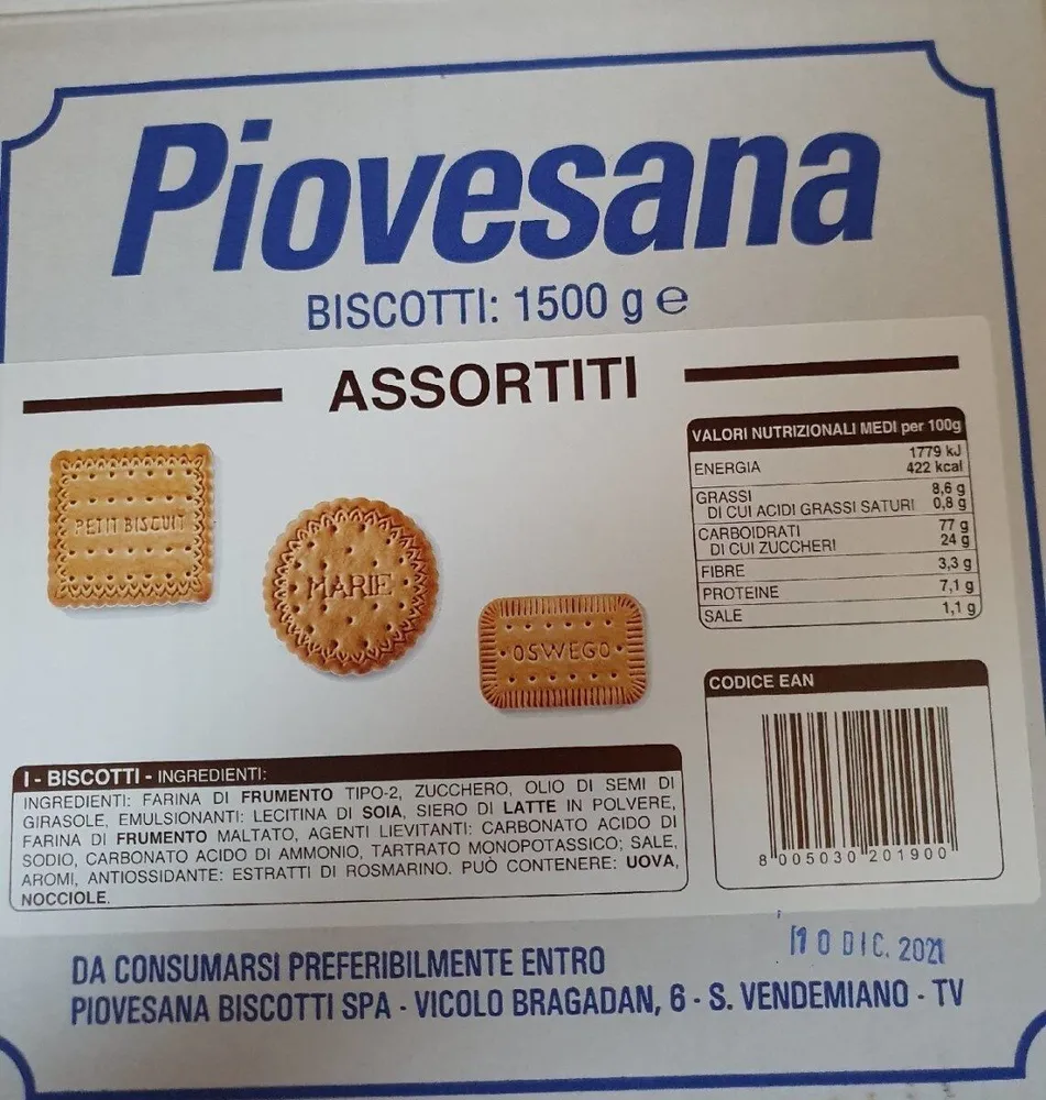 Biscotti assortiti