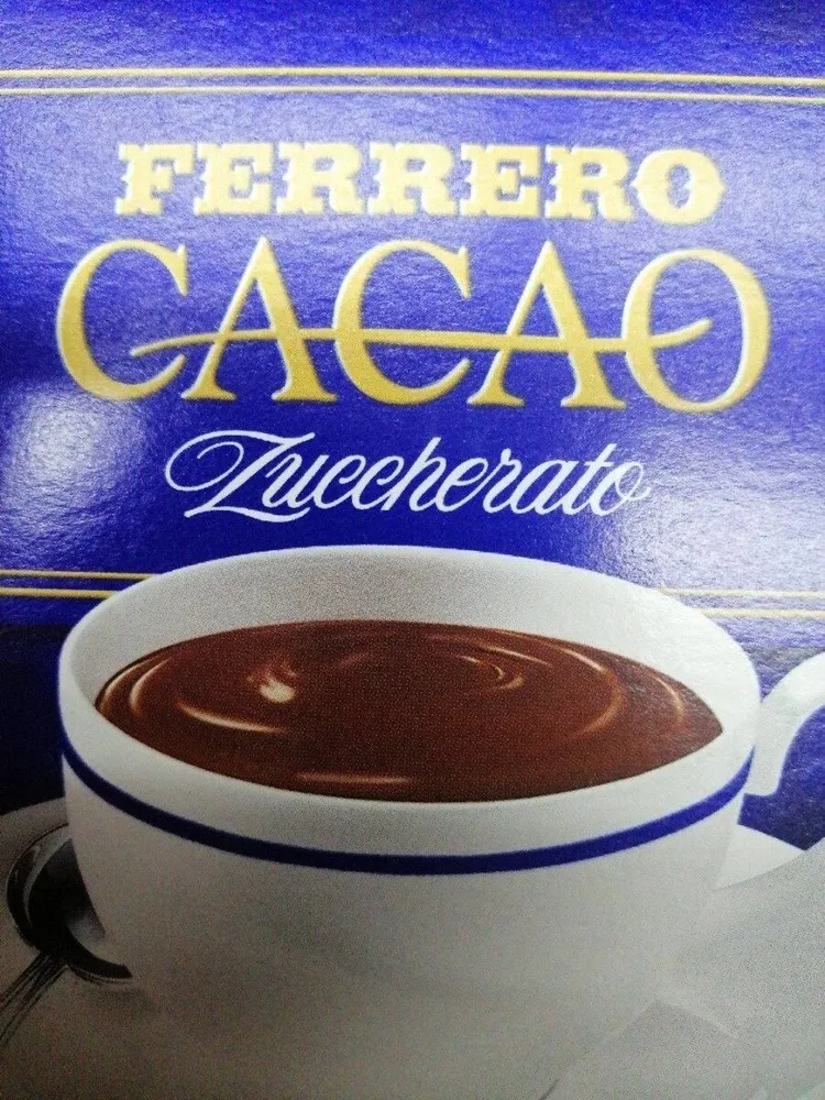ITALIAN COCOA ONLINE - FERRERO CACAO WITH SUGAR GR.