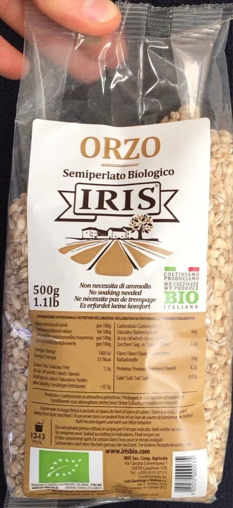 Orzo semiperlato biologico