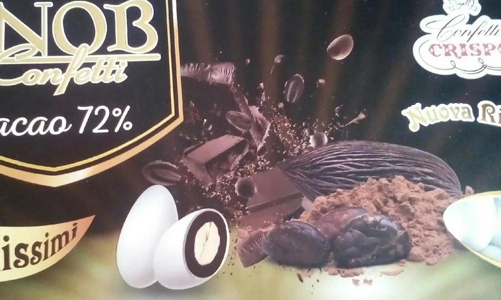 Snob confetti Cacao 72% Crispo