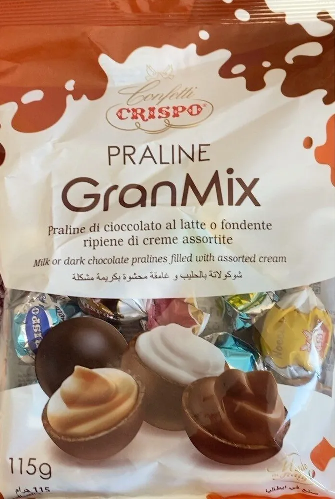 Praline di cioccolato al latte o fondente