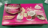 confetti al gusto di cocco e lampone
