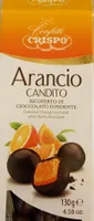 Arancio Candito  ricoperto di cioccolato fondente