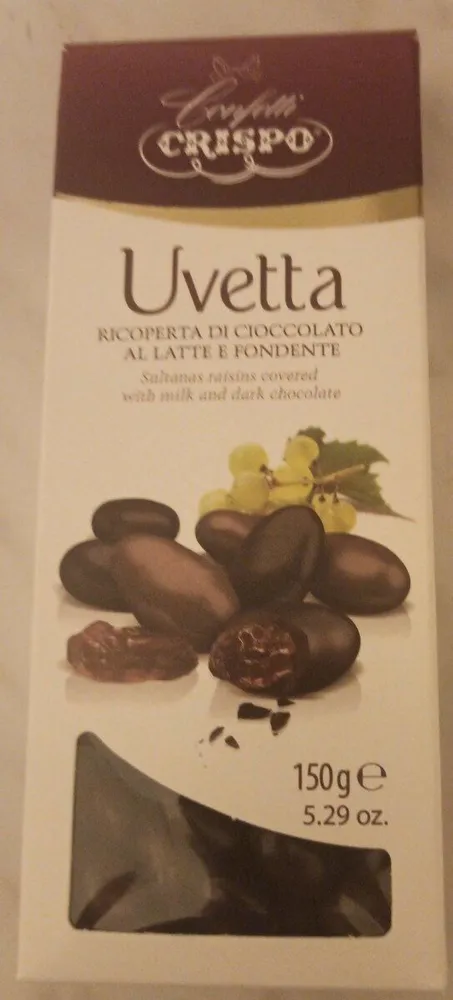 Uvetta al cioccolato