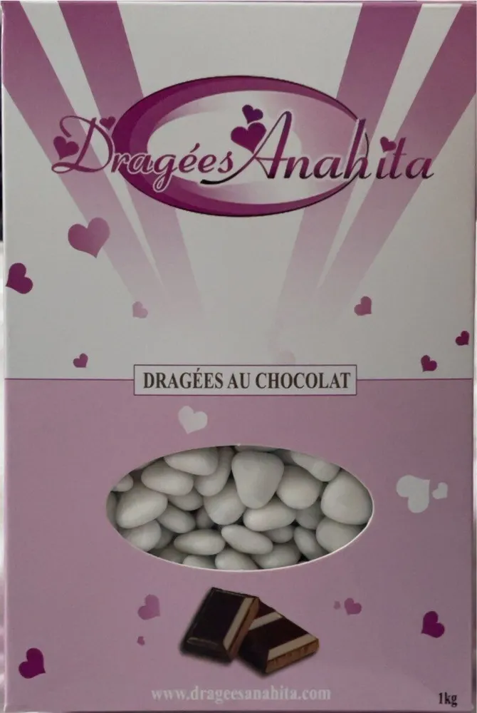 Dragées chocolat coeur
