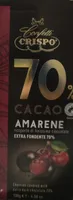 AMARENE ricoperte di finissimo cioccolato extra fondente 70p