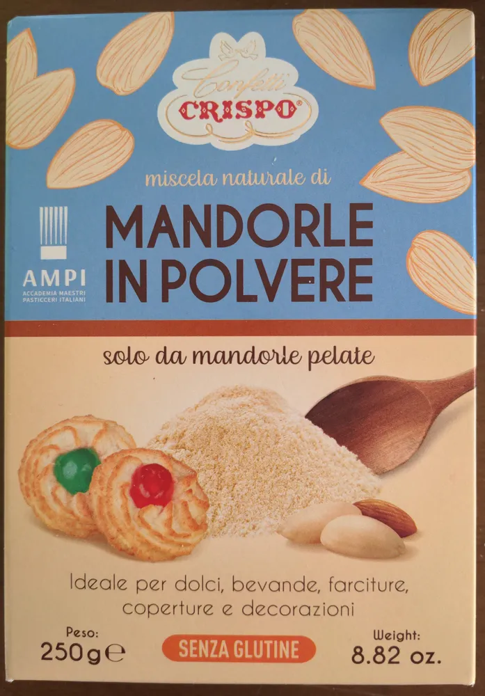 Miscela naturale di mandorle in polvere