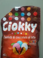 Confetti di cioccolato al latte, colori assortiti
