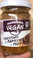 Crostino al radicchio e tofu
