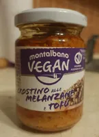Crostino alle melanzane e tofu
