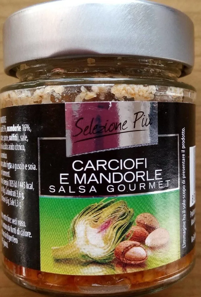 Carciofi e mandorle salsa gourmet
