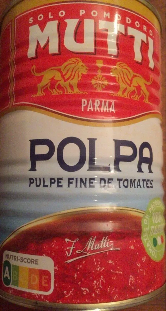 Pulpe fine de tomate