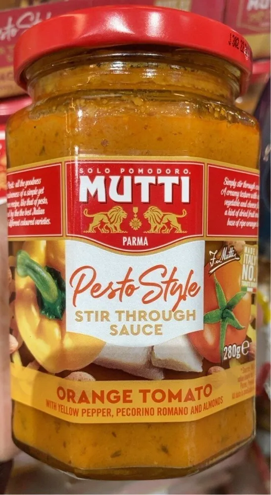 Pesto style - orange tomato